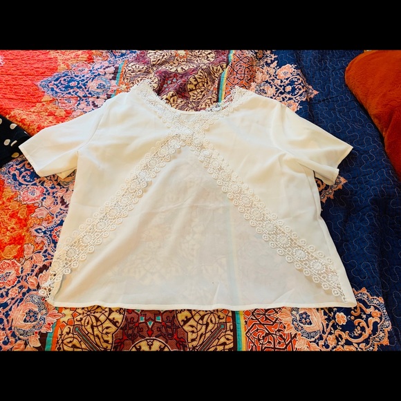 SHEIN Tops - Sheer Blouse